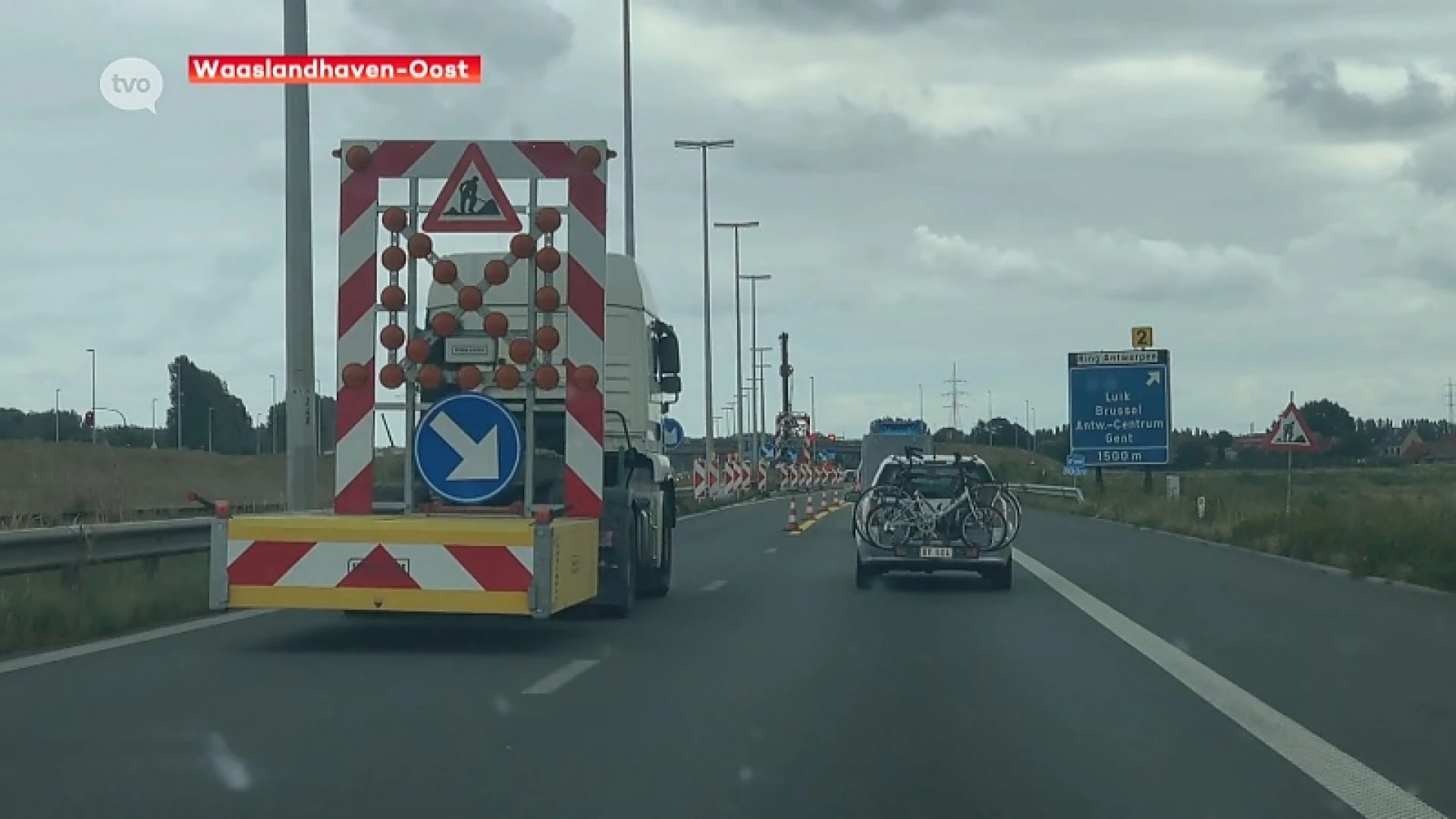 Werken begonnen aan op- en afrittencomplex Waaslandhaven-Oost
