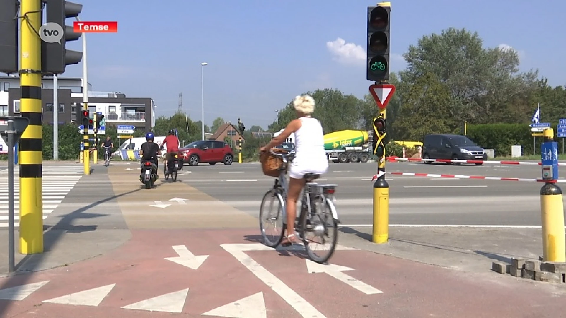 Verkeerslichten N16 Temse aangepast om fietsveiligheid te verhogen