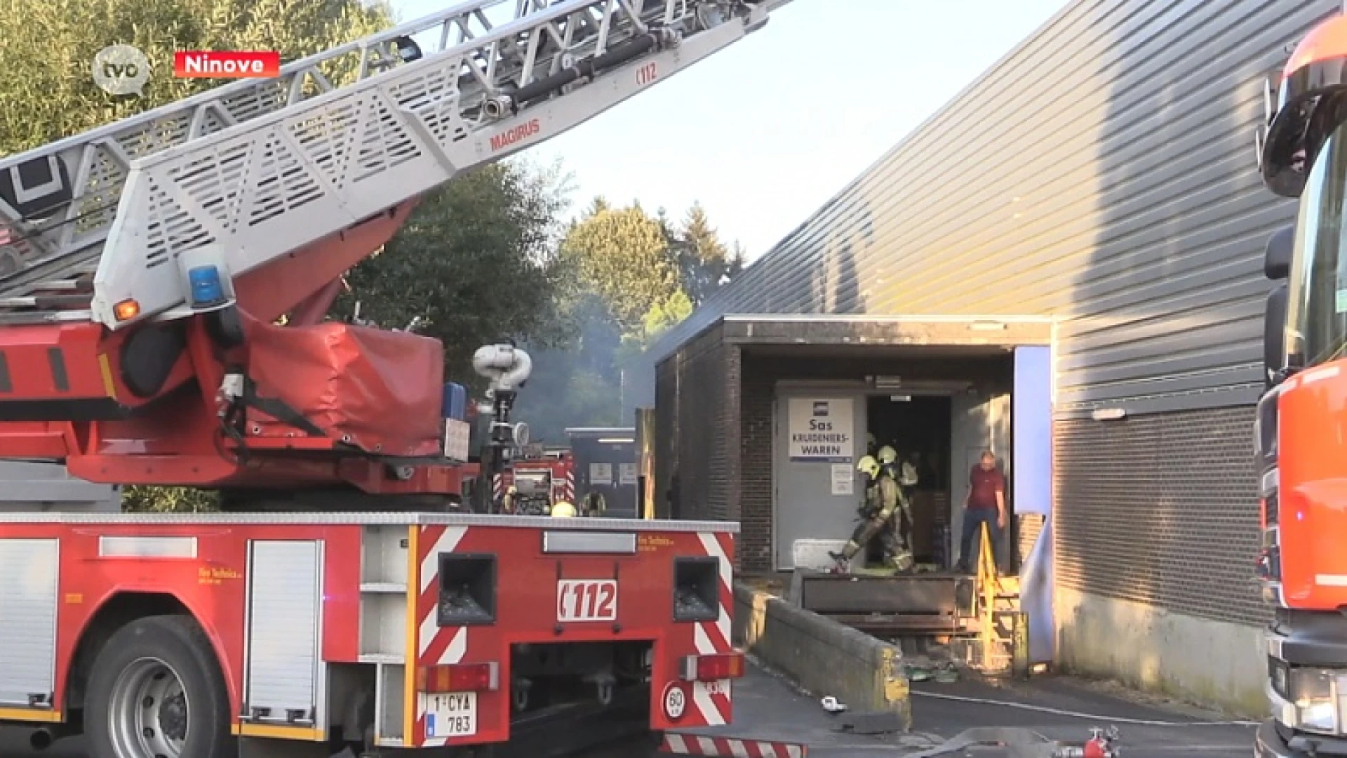 Geen gewonden en schade beperkt bij brand Carrefour in Ninove