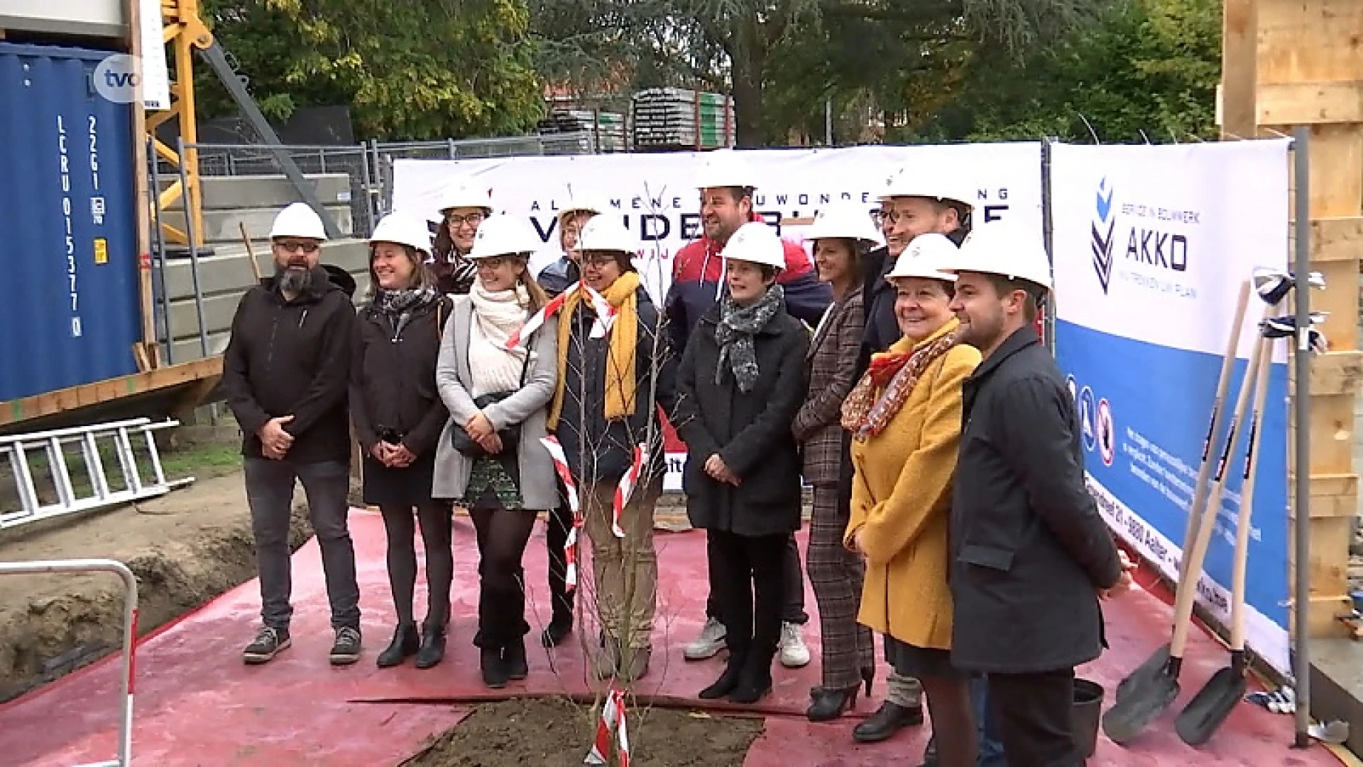 Eerste steen gelegd van nieuwbouwproject vzw Hof ter Welle in Sint-Niklaas