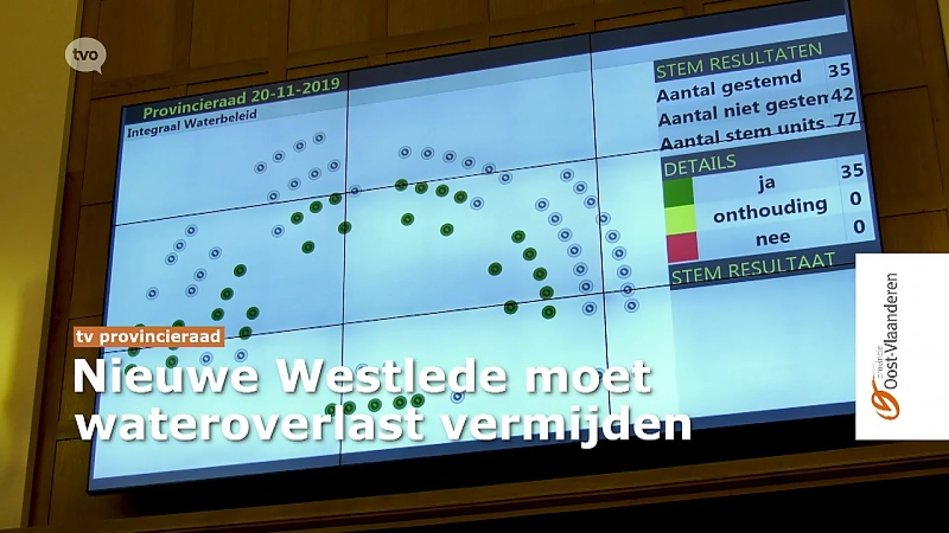 TV Provincieraad: Zitting van 20 november 2019