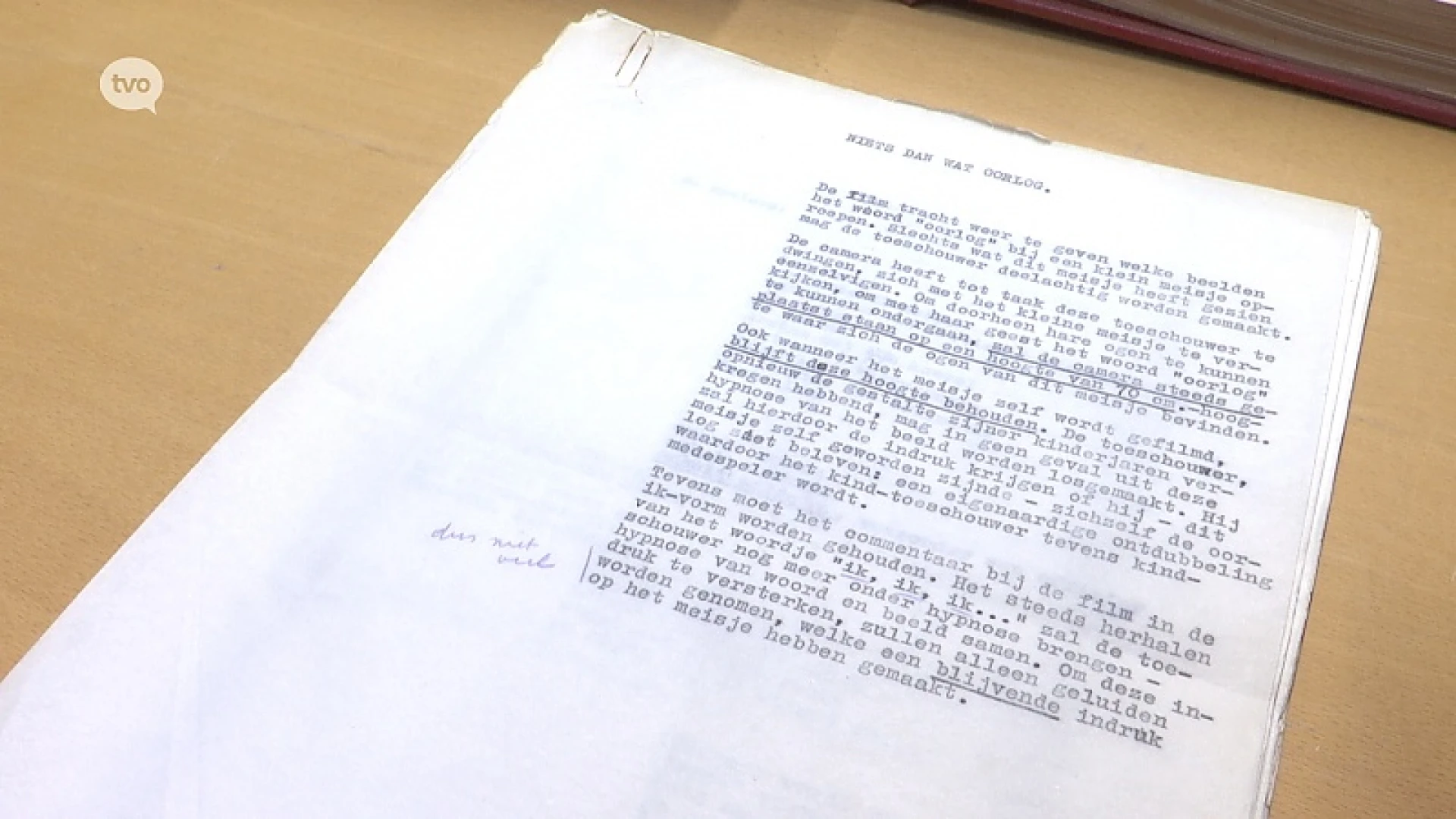 Oude filmscript van Louis Paul Boon verkocht voor zo'n 4.000 euro