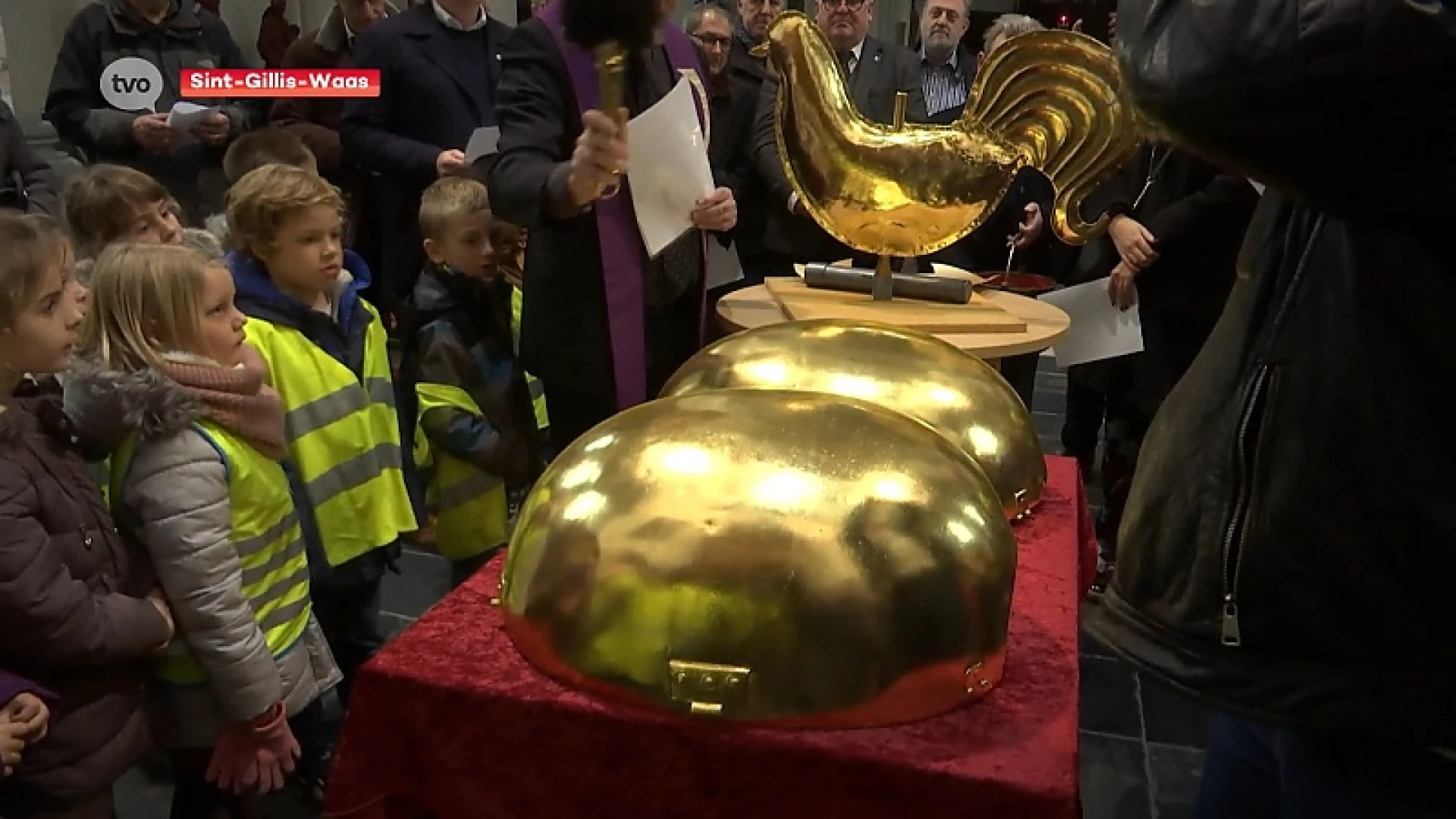 Haan van Sint-Egidiuskerk in Sint-Gillis-Waas krijgt boodschap mee