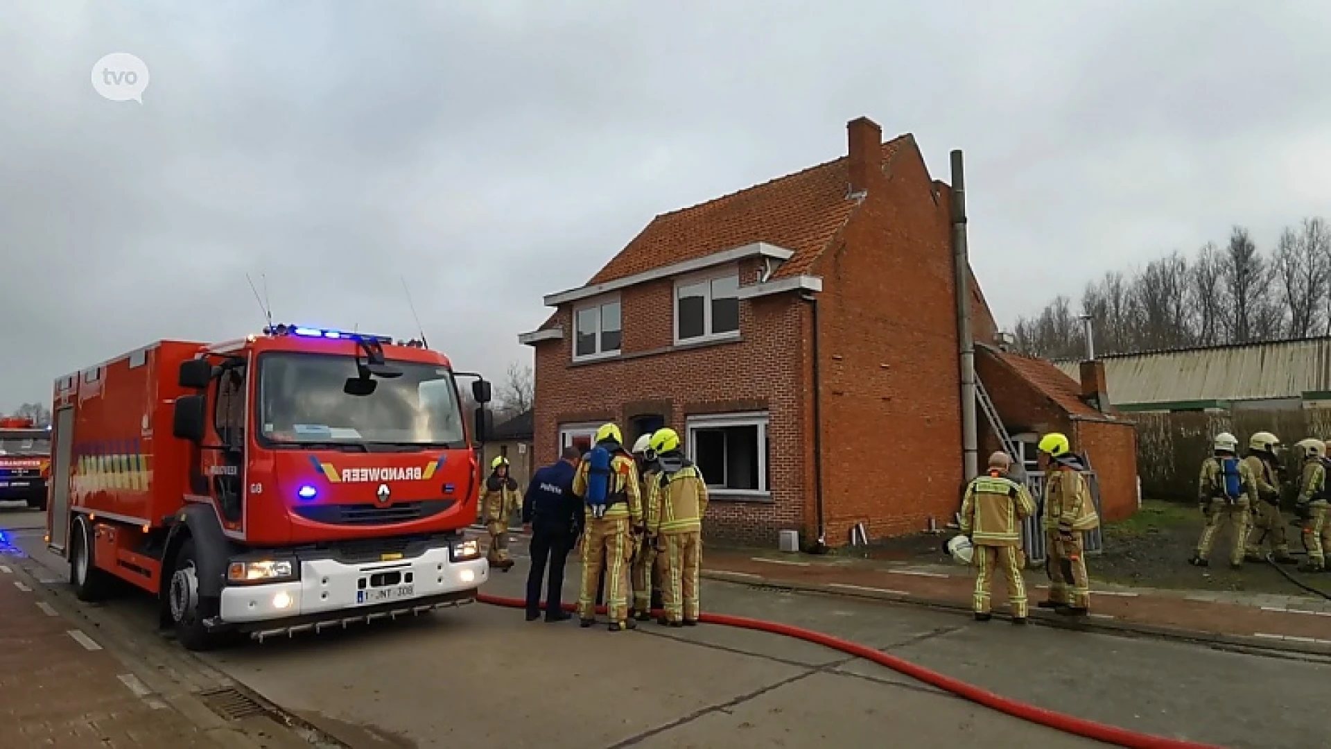 Stekene: Brandweer treft cannabisplantage aan tijdens woningbrand