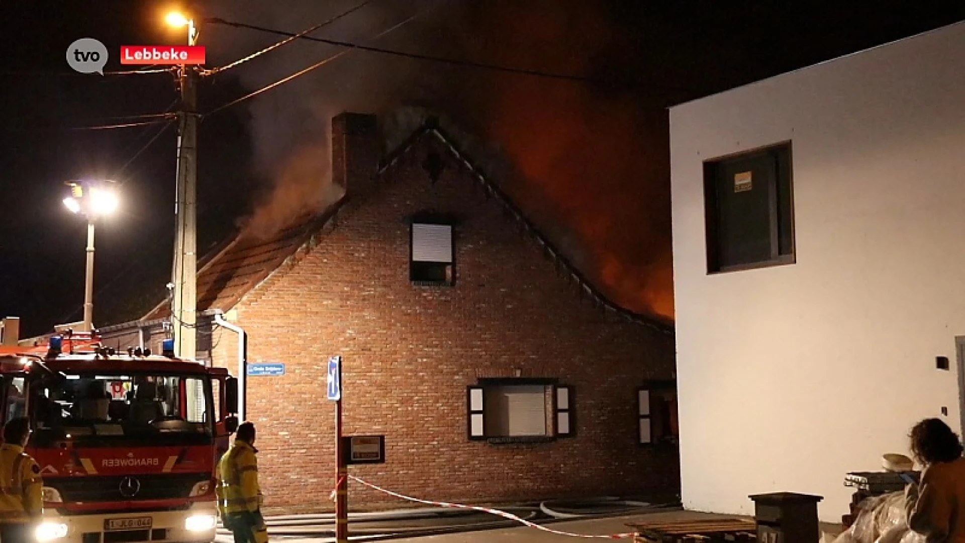 Vrouw komt om het leven bij woningbrand in Lebbeke