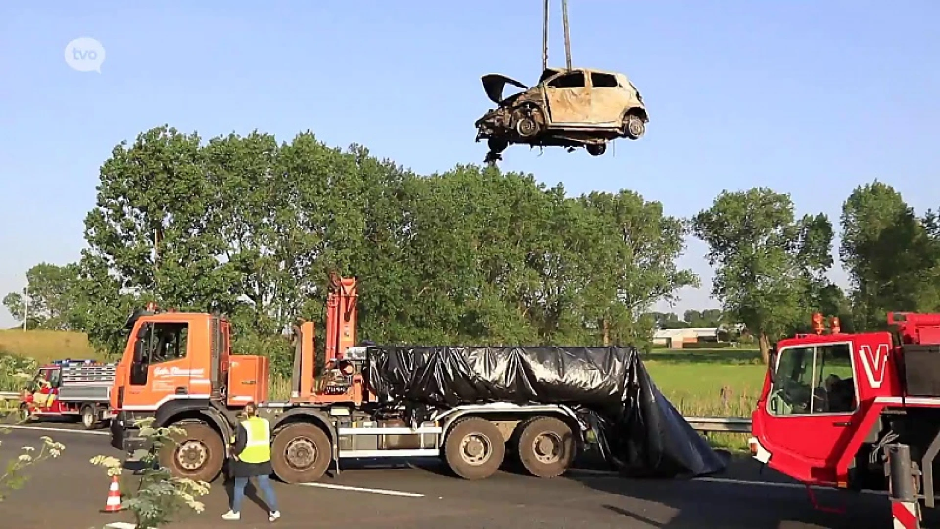 Stuk van de E17 heraangelegd na de zware ongevallen van gisterenmiddag