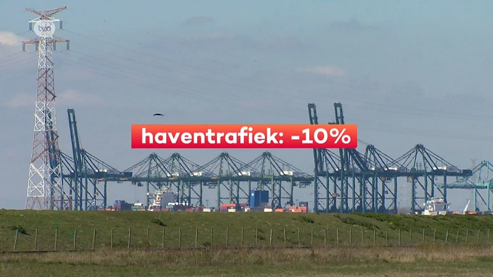 Coronacrisis - Haventrafiek daalt met 10 procent, impact op tewerkstelling