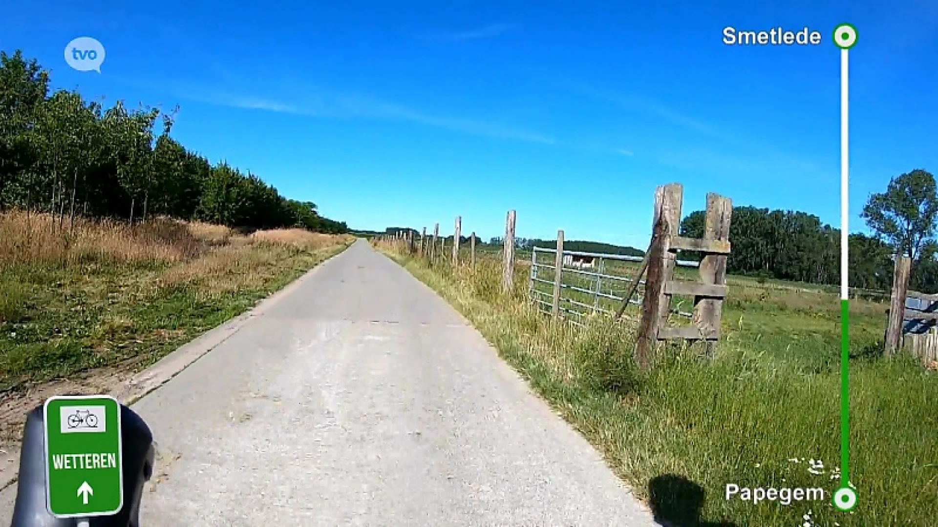 Van Papegem naar Wetteren : traject 1