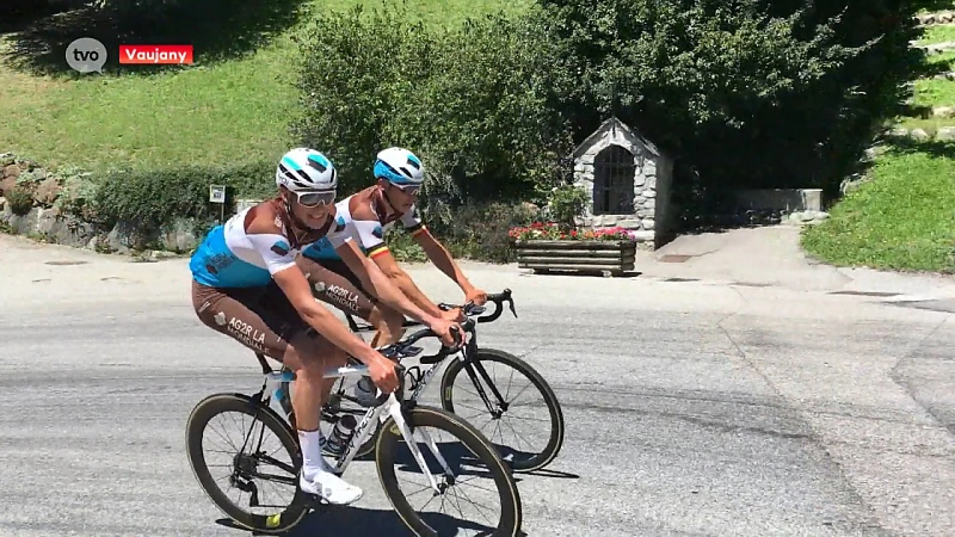 Brothers Naesen bereiden zich voor in Vaujany