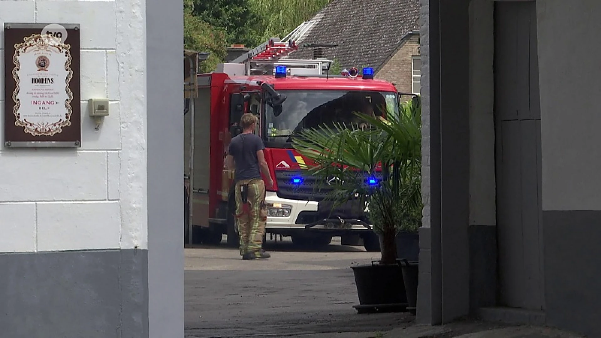 Lichte brand met veel rook bij Hoorens Koffiebranderij in Zottegem