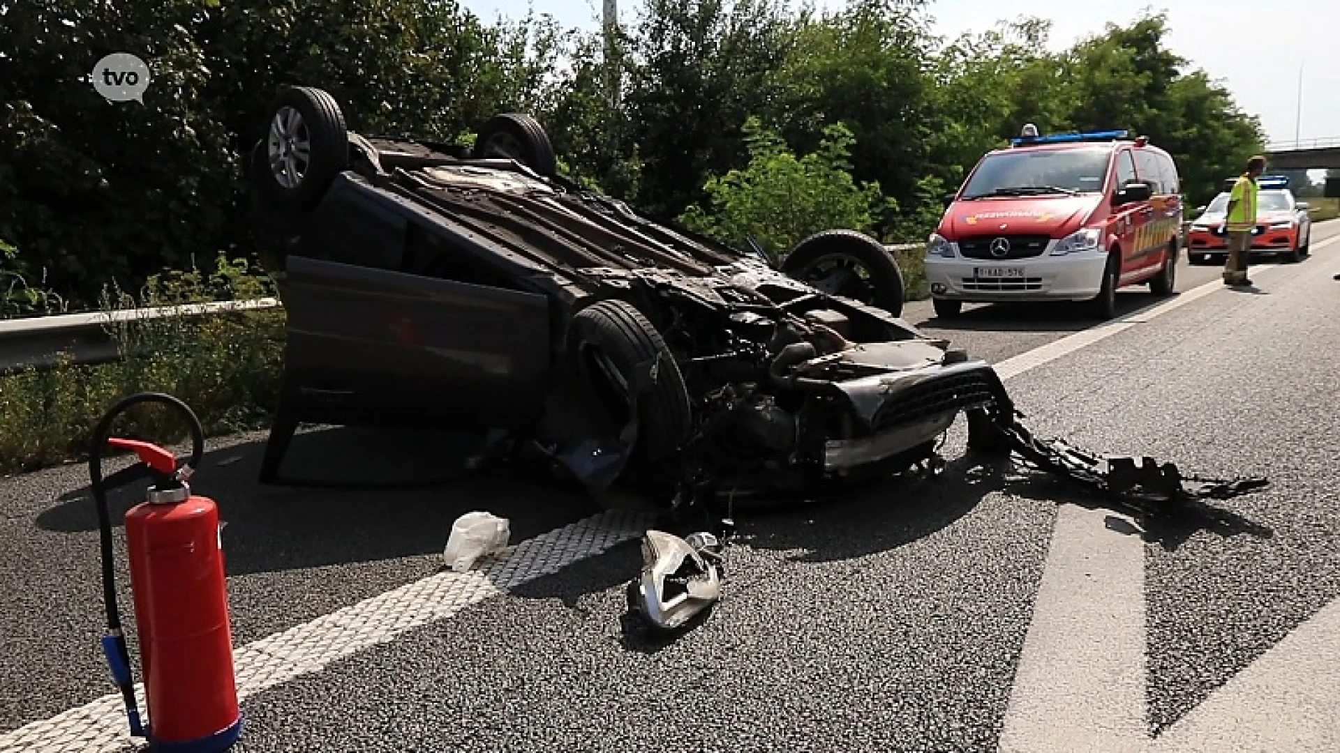 Twee gewonden bij ongeval op E17 in Kruibeke