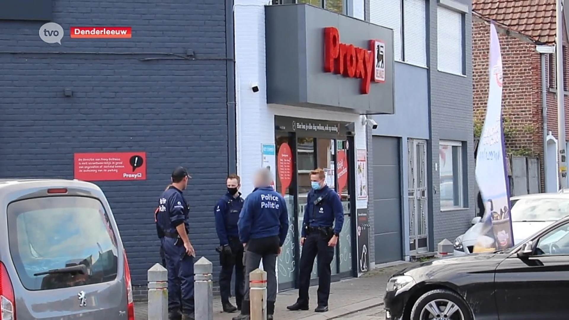 Proxy Delhaize Denderleeuw overvallen, daders nog steeds spoorloos