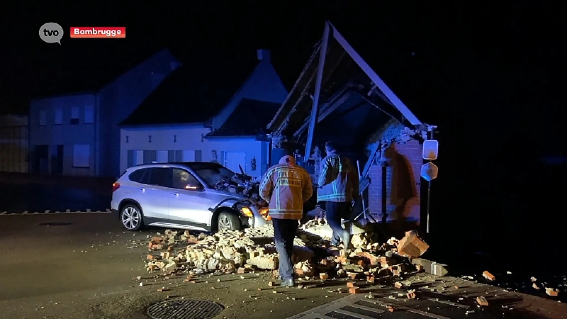 Bambrugge: Jonge bestuurder knalt auto in kapel