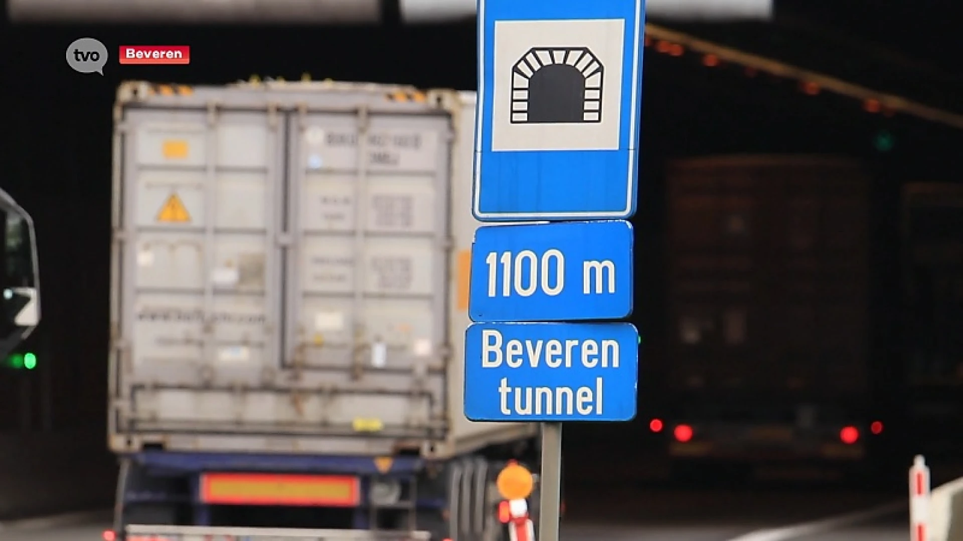 Omleiding door werken aan de Beverentunnel