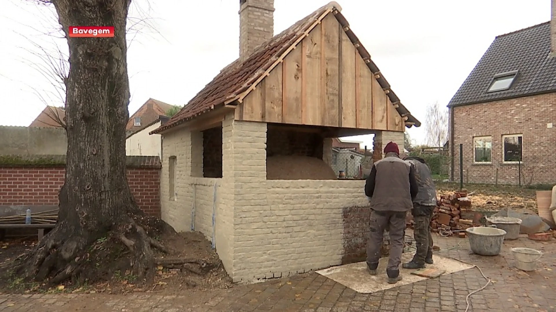 Bavegemse bakoven uit 1883 gerestaureerd om ontmoetingsplek te worden