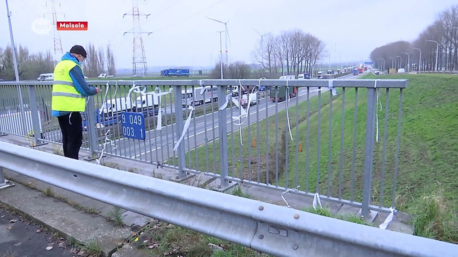 Fietsersbond houdt stille wake aan plaats van dodelijk ongeval in Melsele