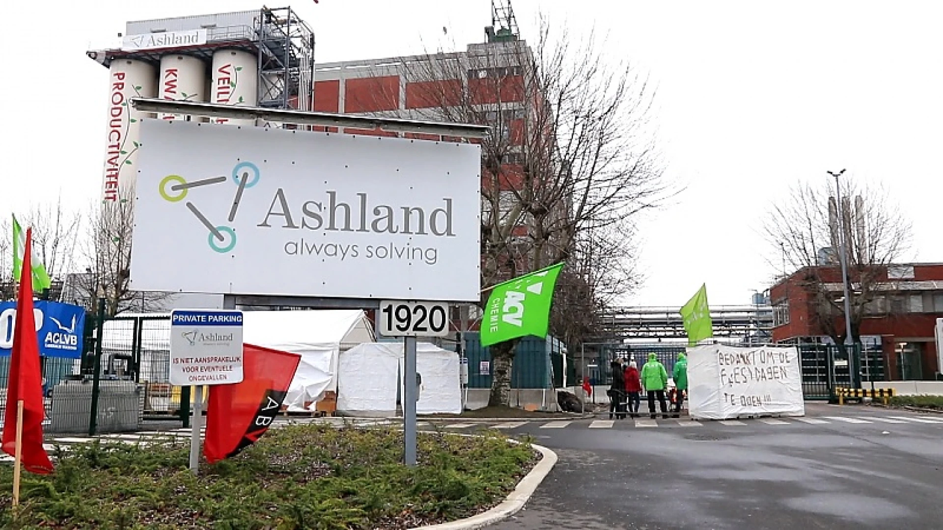 Staking bij Ashland is al maand aan de gang