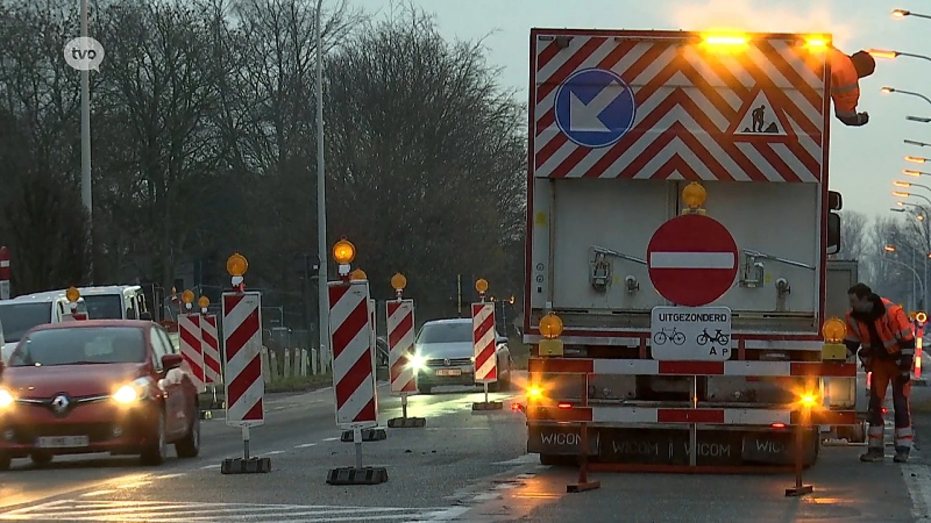 Rustige ochtendspits bij start werken N70 in Melsele