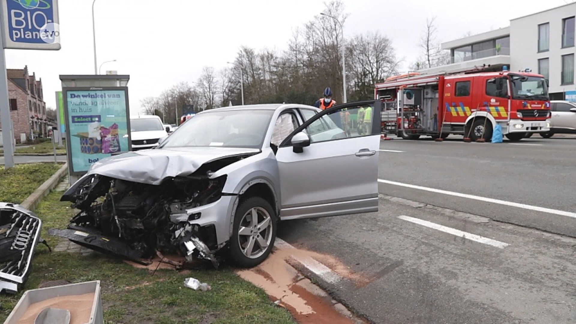 Drie gewonden bij verkeersongeval op Heidebaan in Sint-Niklaas