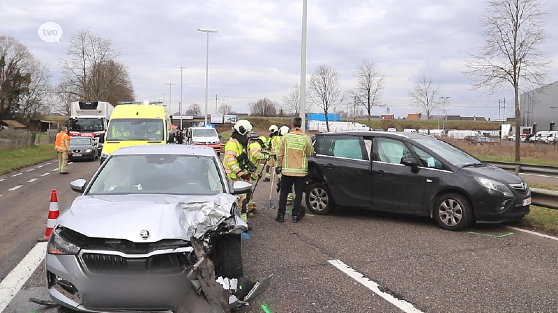 Zwaar verkeersongeval op de N45 in Erembodegem