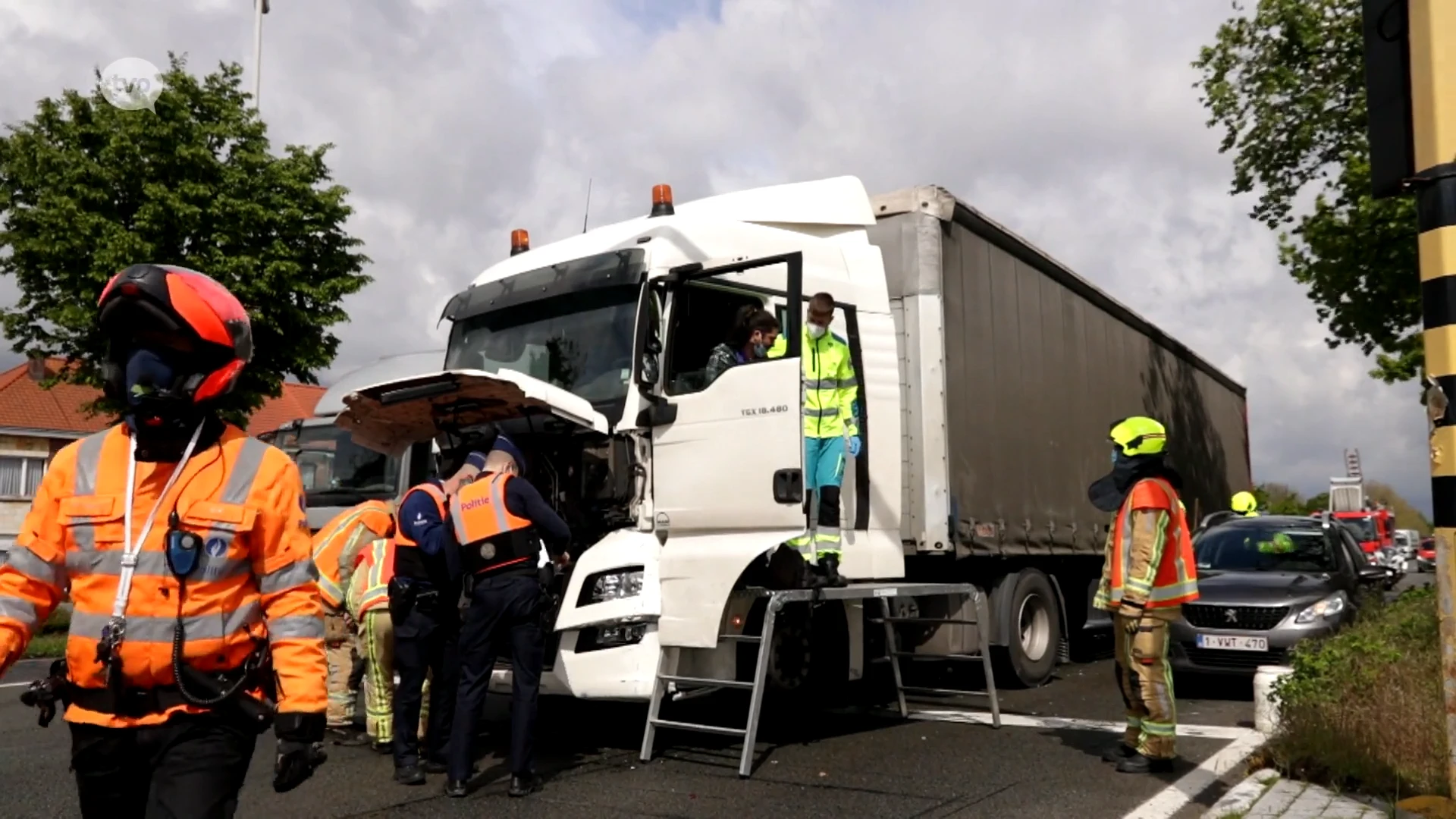 3 bestuurders gewond bij verkeersongeval op de N16 in Sint-Niklaas