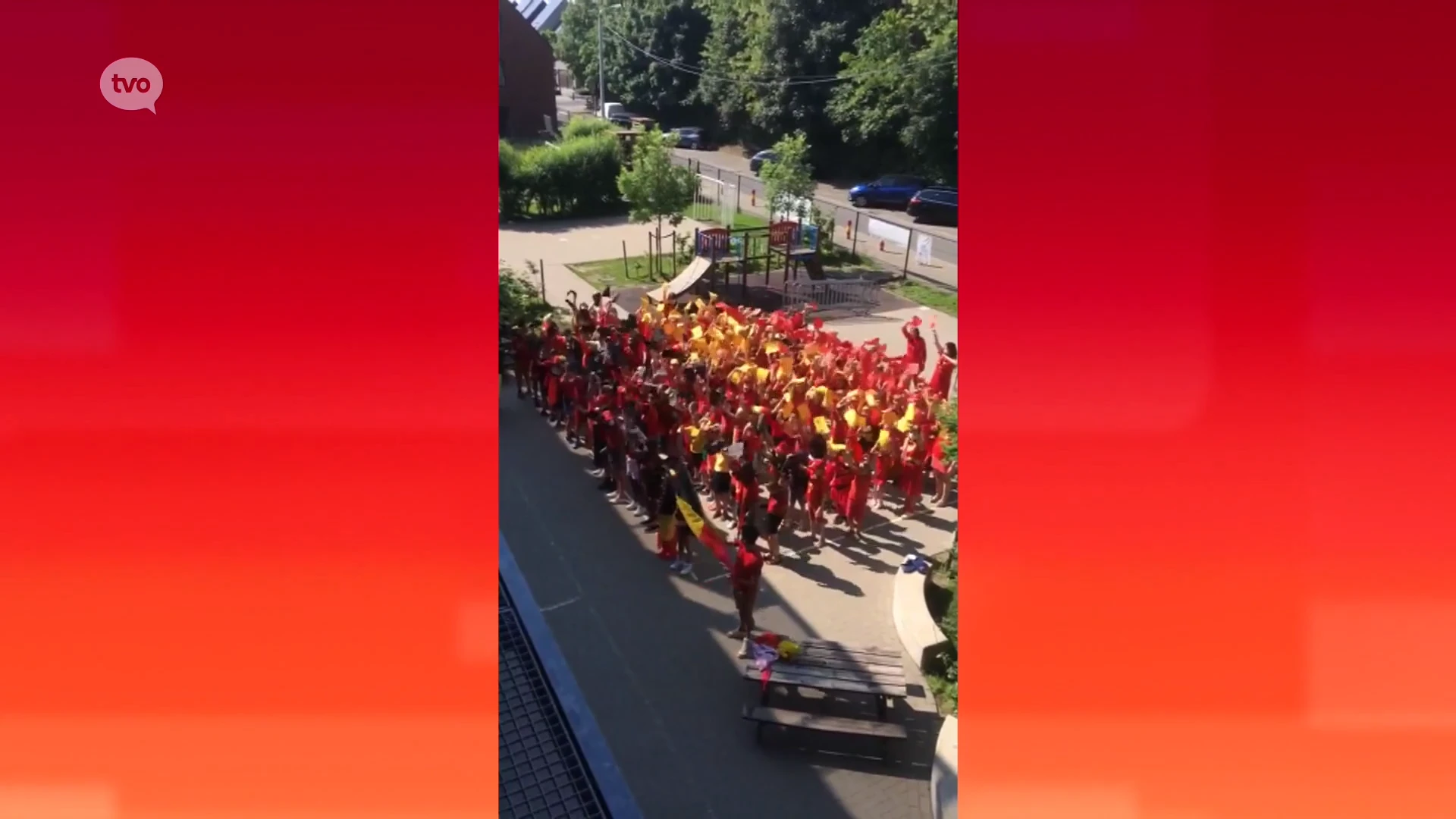 Vrije Basisschool in Wieze is klaar voor EK voetbal