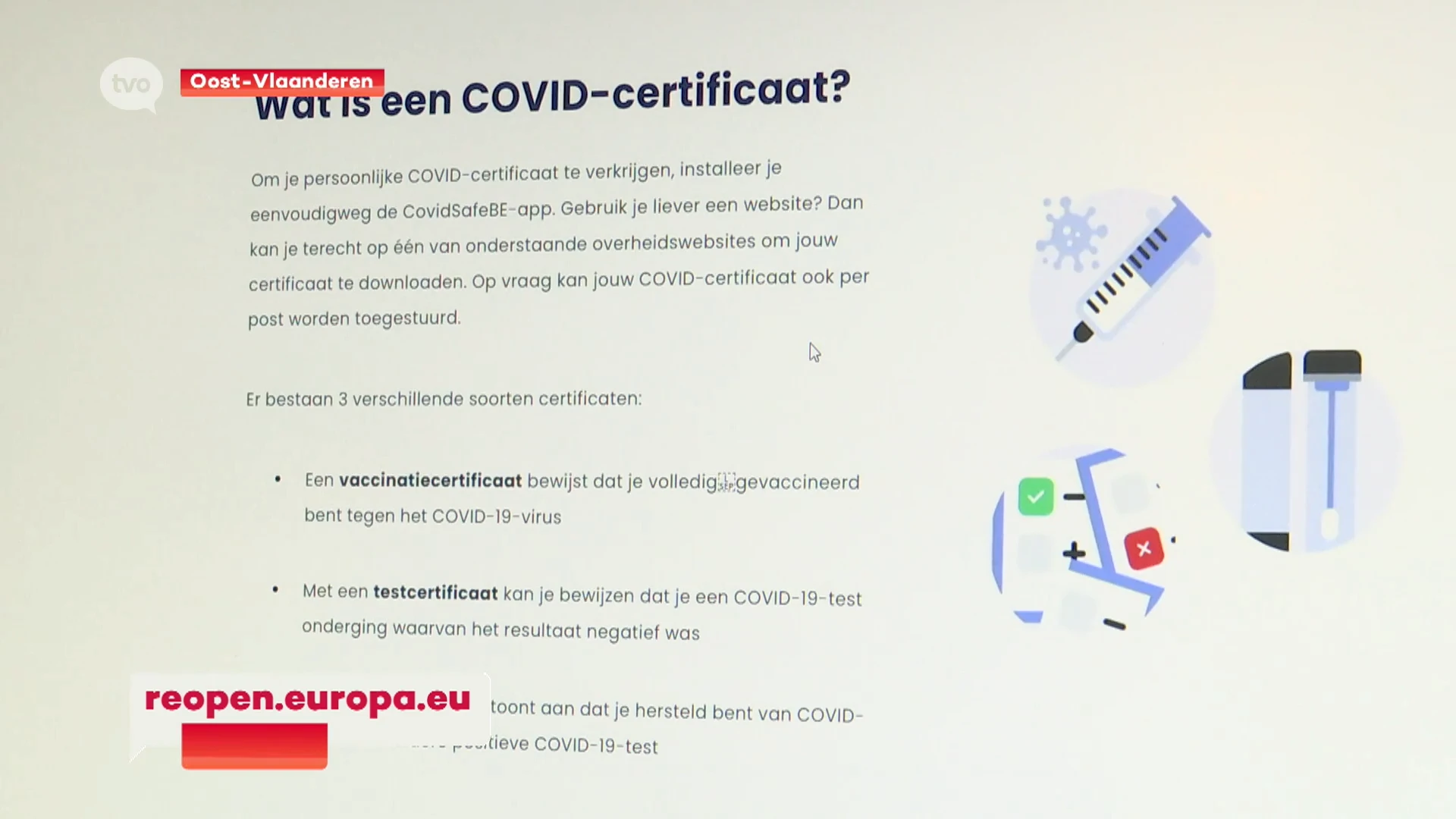 Coronacertificaat voor reizen binnen EU vanaf nu beschikbaar