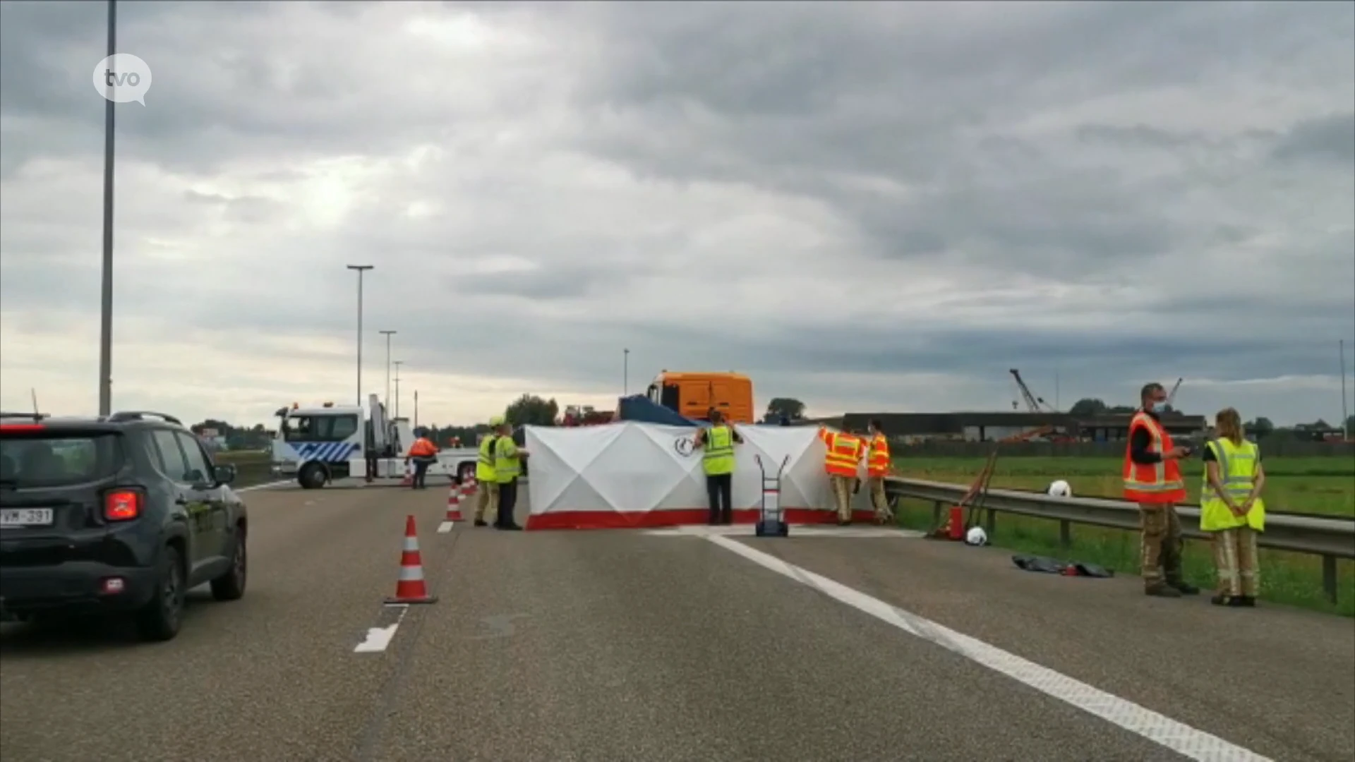 Dodelijk ongeval op E17 in Kalken