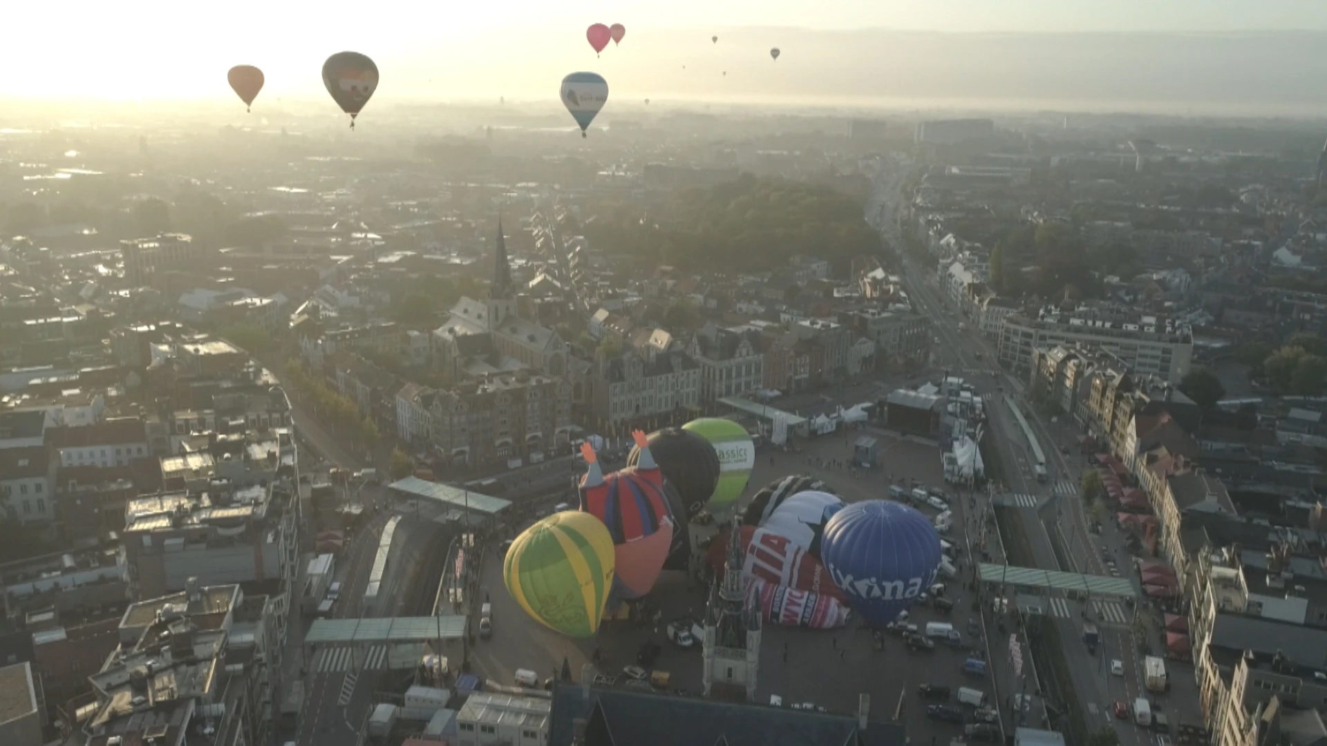 Vredefeesten mét luchtballonnen, maar opstijgplaatsen blijven geheim