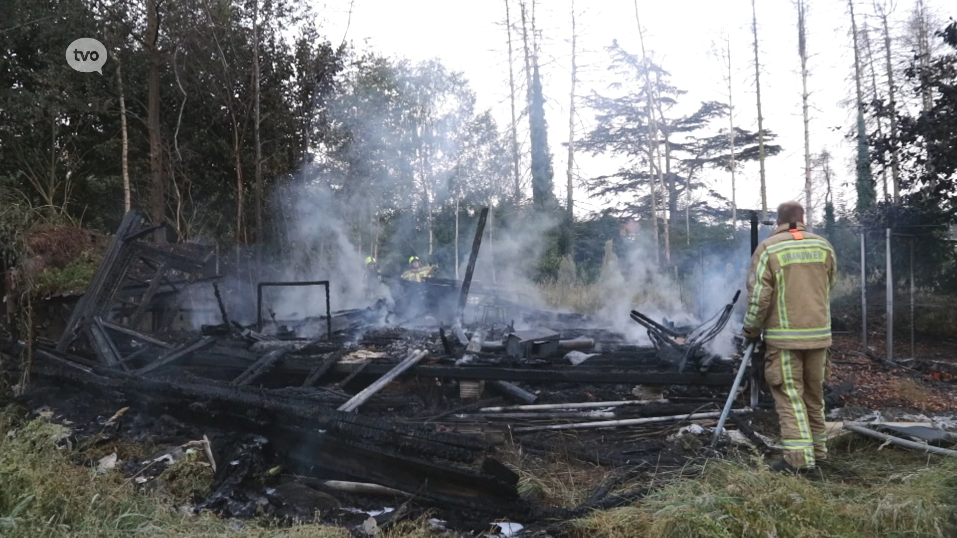 Opnieuw brandt leegstaande chalet uit in Haasdonk