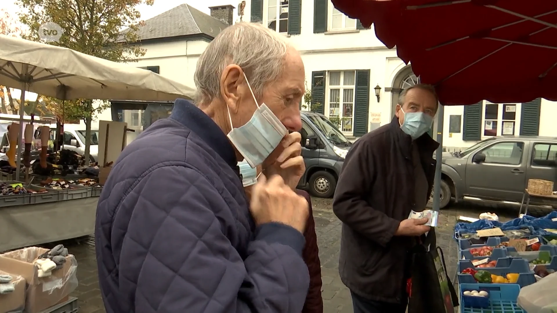 Vandaag alweer mondmaskerplicht op wekelijkse markt Haaltert