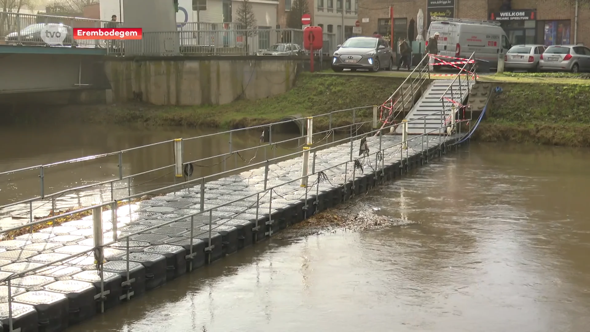 Noodbrug over Dender in Erembodegem: “Eerder een survivalbrug”