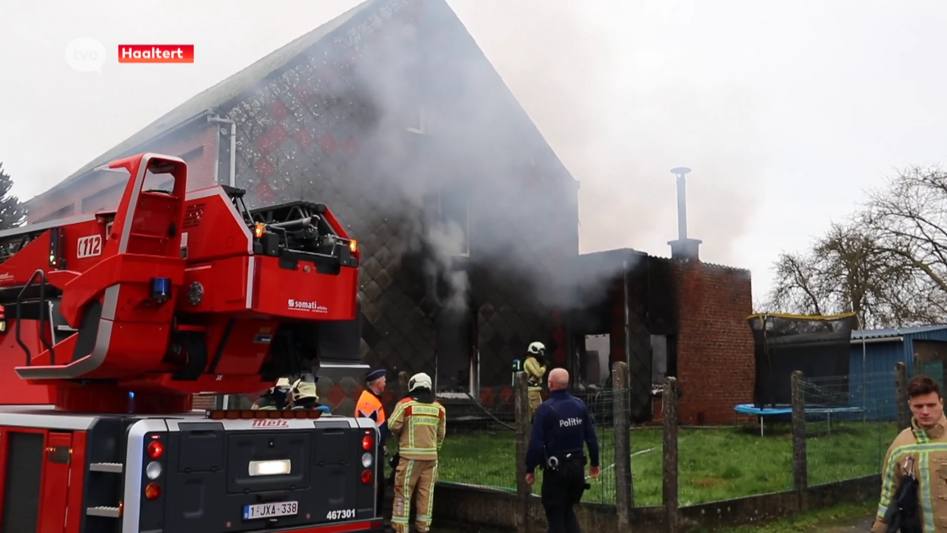 Huis brandt uit in Haaltert