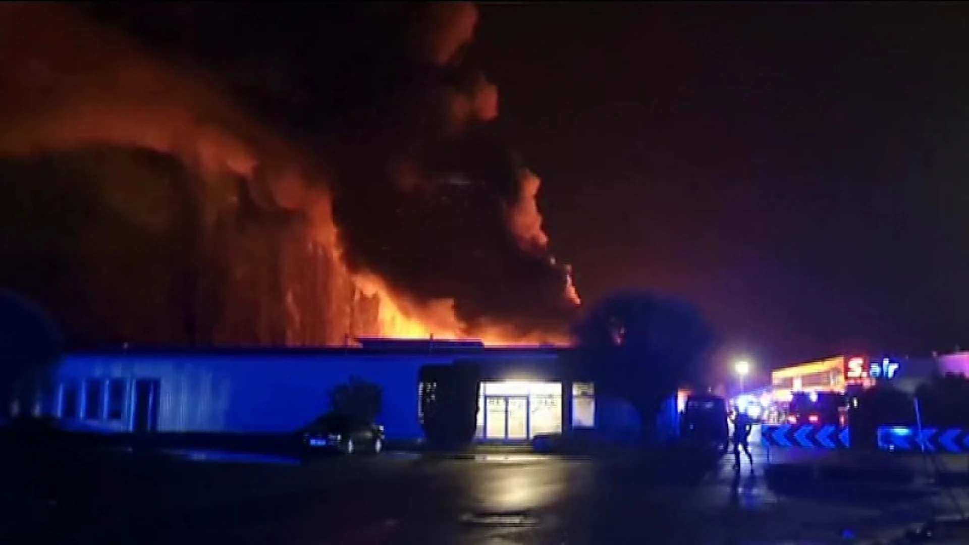 Zware industriebrand in Gijzegem