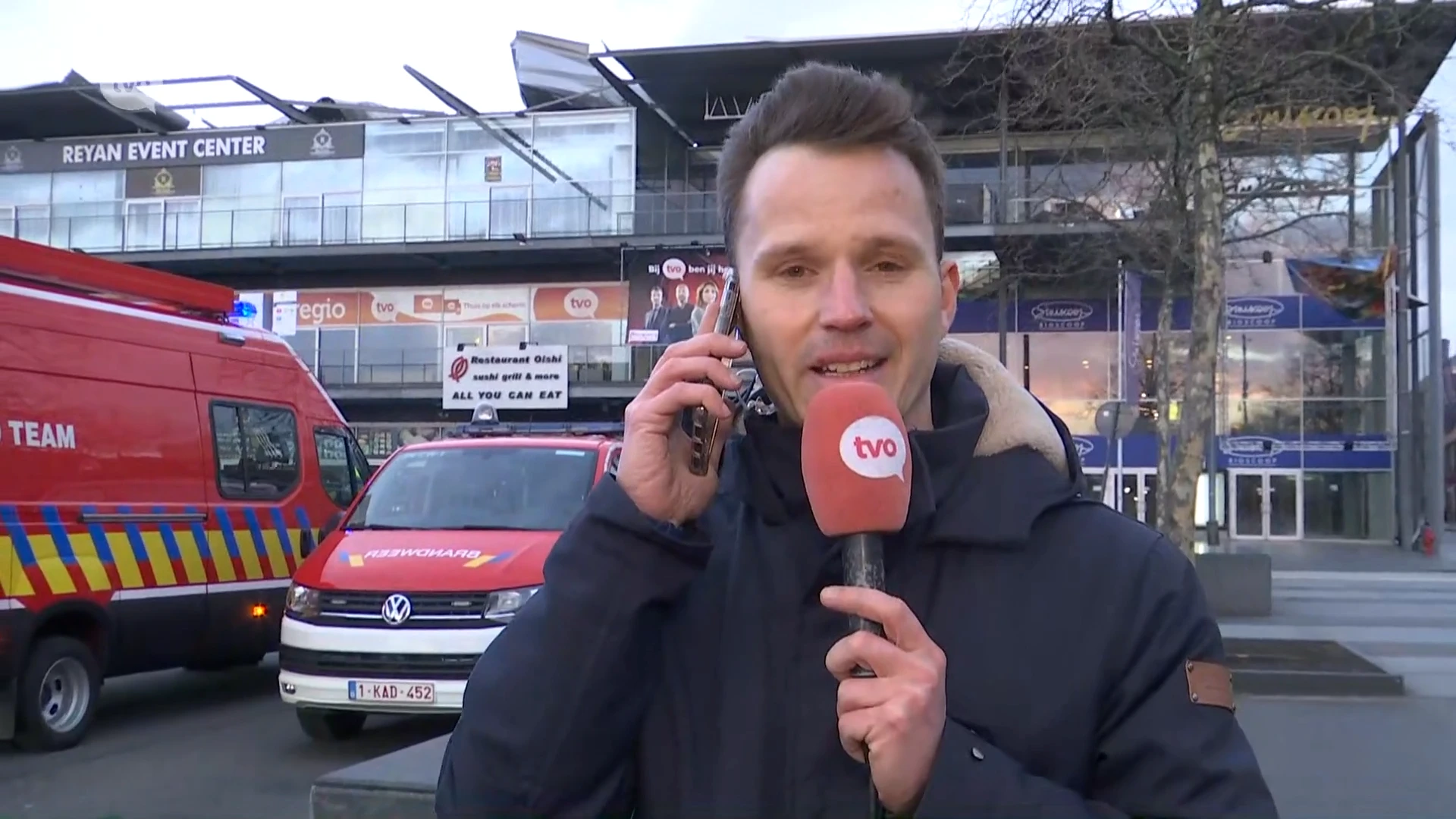 TV Oost ook getroffen door storm, redactie ontruimd, hoofdredacteur Stavros Van Halewyck geeft live update