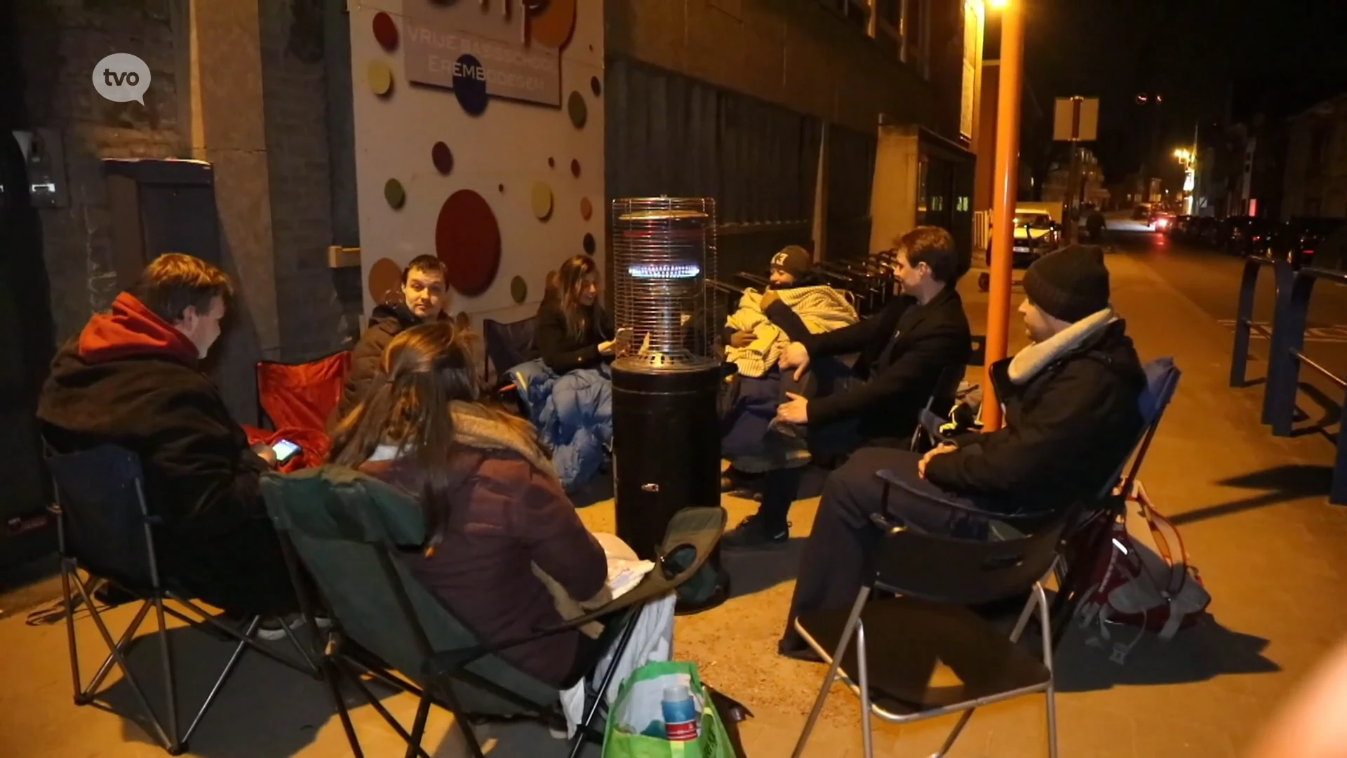 Een nacht onder de sterren aan de kleuterschool in Erembodegem