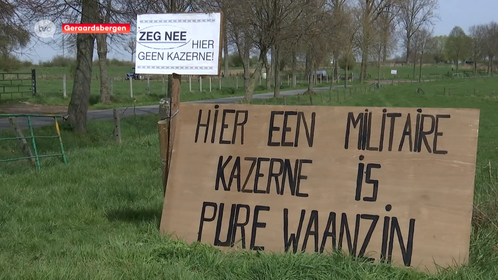 Ook Geraardsbergse boeren nemen stelling in tegen komst legerkazerne