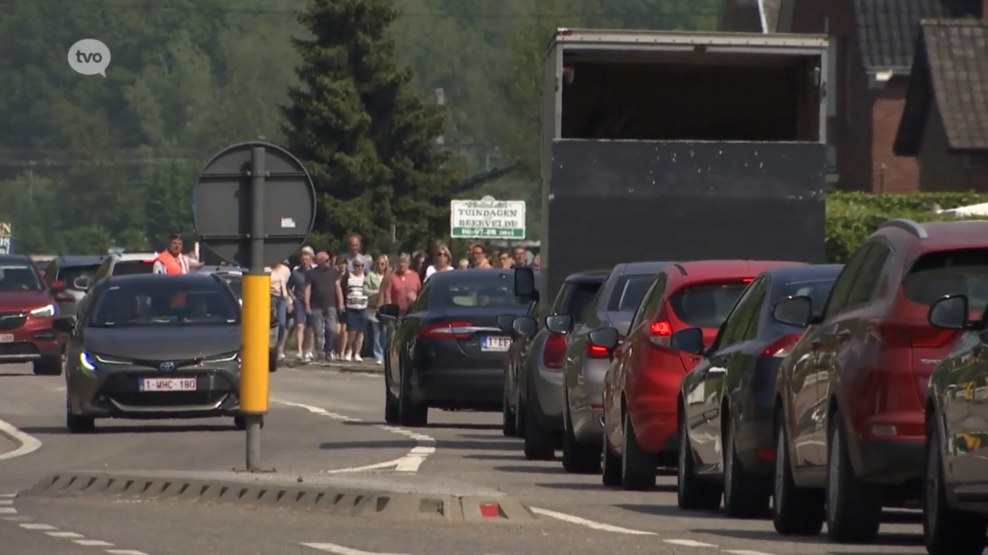 Tuindagen in Beervelde zorgden voor files op toegangswegen