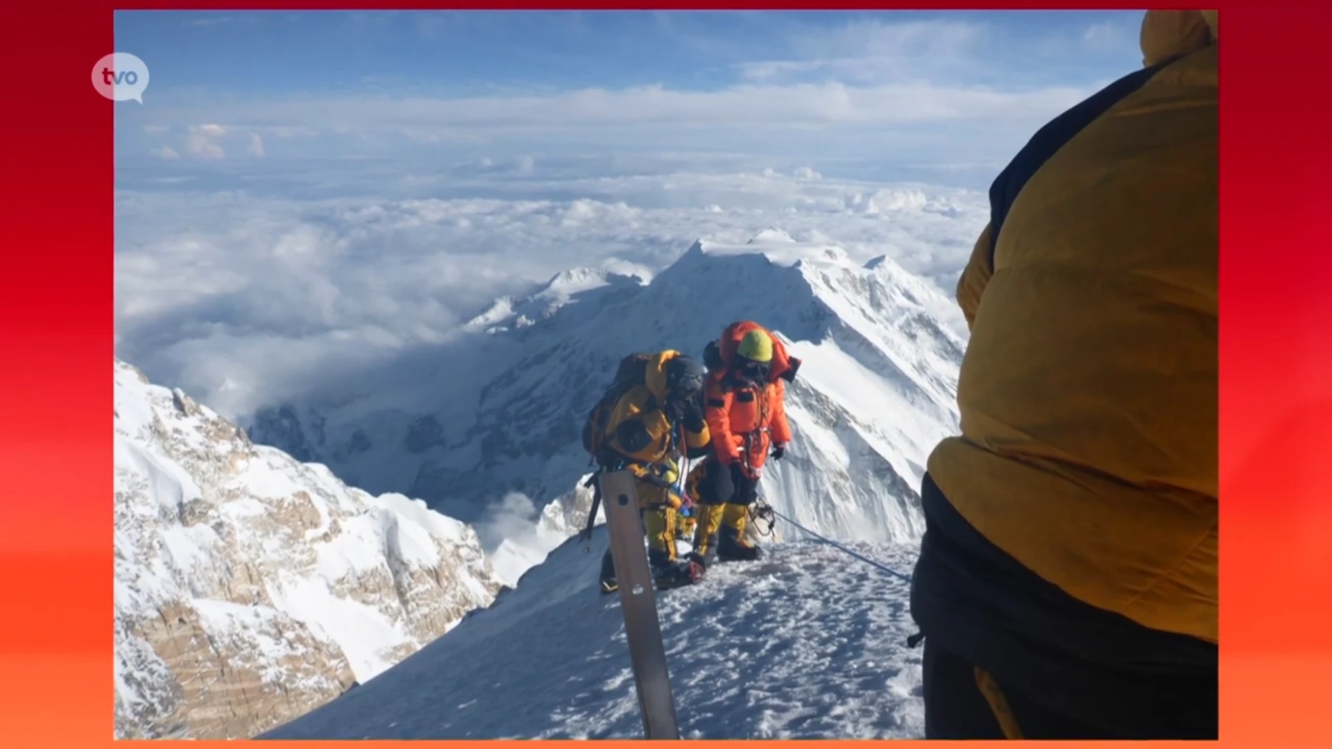 Bergbeklimmer Rudi Bollaert uit Hamme eerste Belg op derde hoogste berg ter wereld