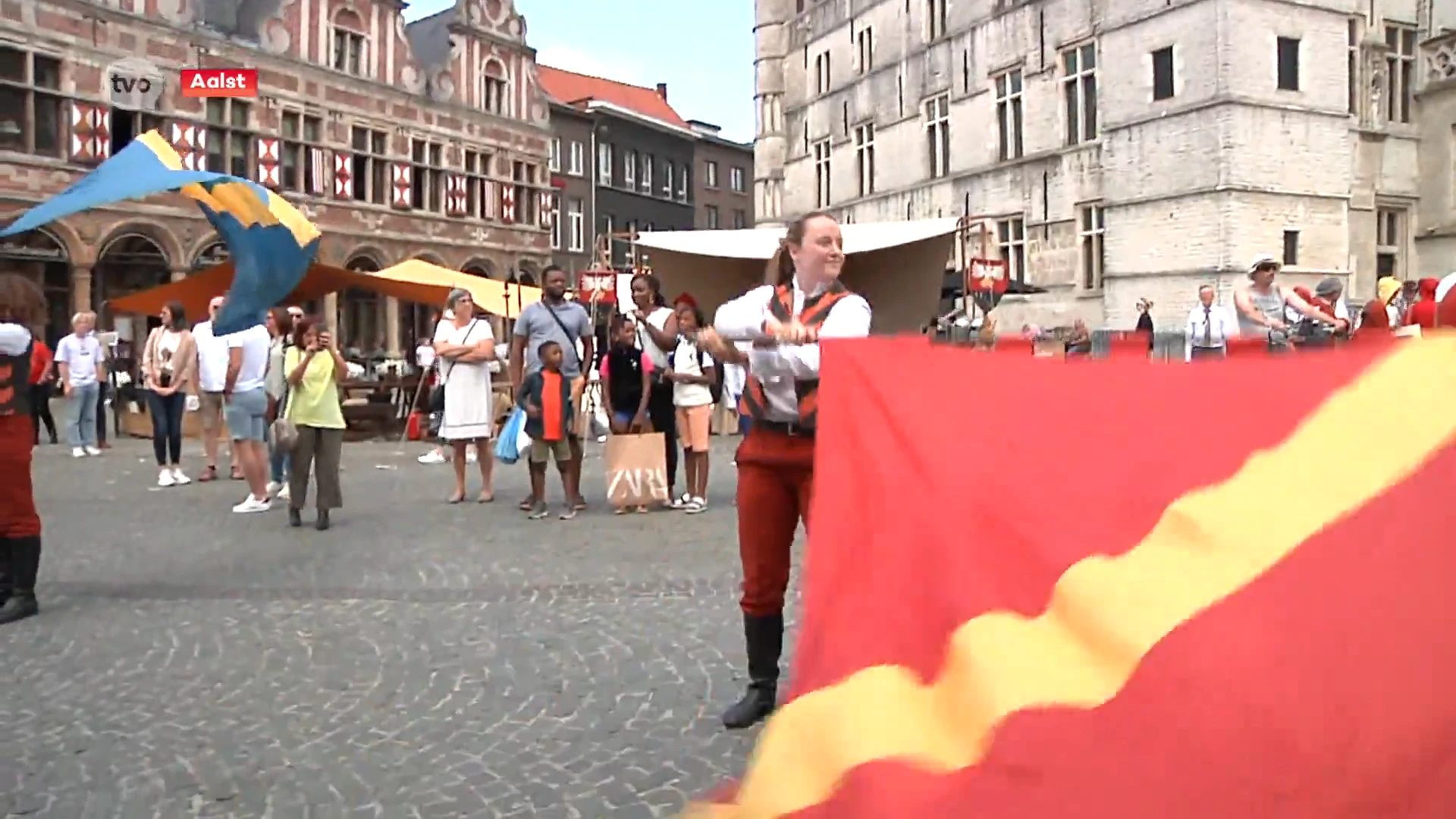 Catharinisten brengen Grote Markt van Aalst terug naar de late middeleeuwen