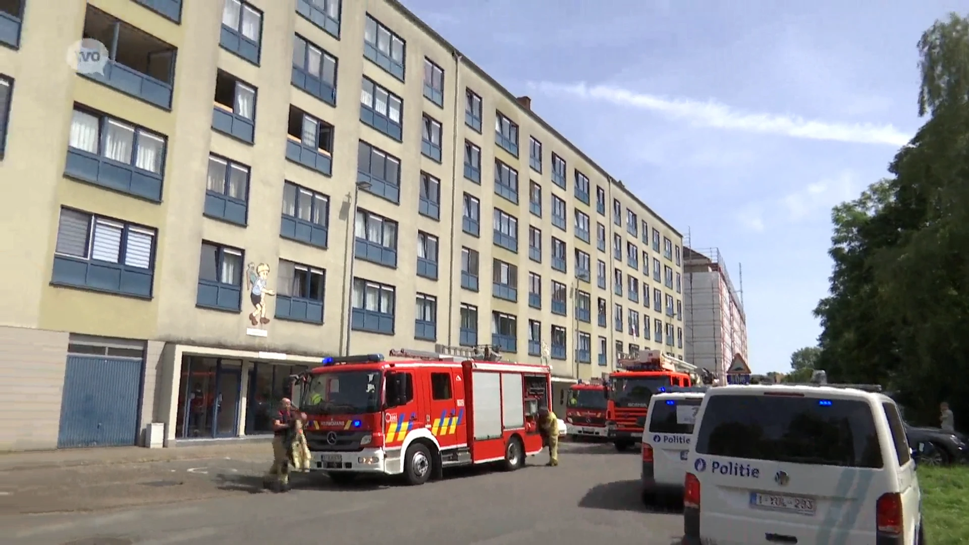 Sint-Gillis-Dendermonde: Korte evacuatie van appartementsgebouw na keukenbrand