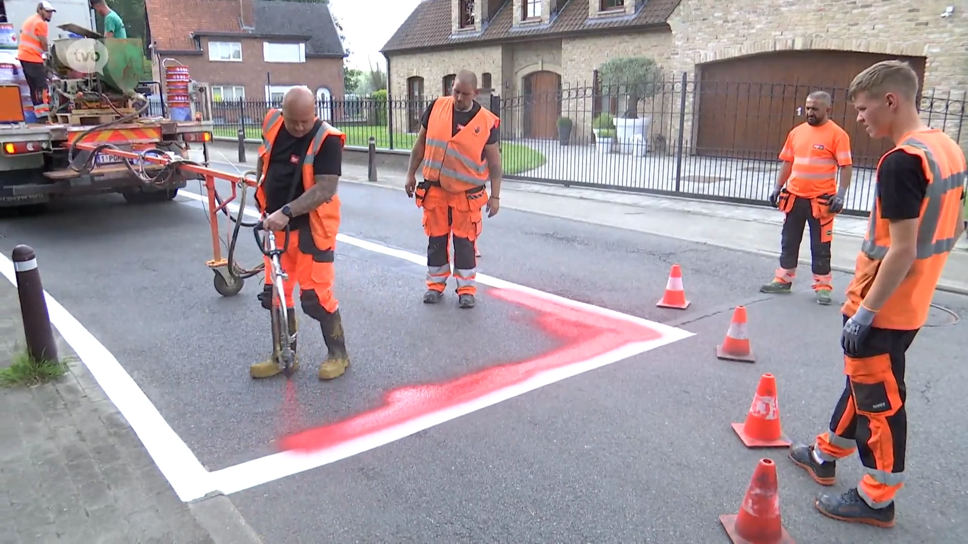 "Gevaarlijkste straat van Gijzegem" krijgt verkeersplateau en fietssuggestiestroken