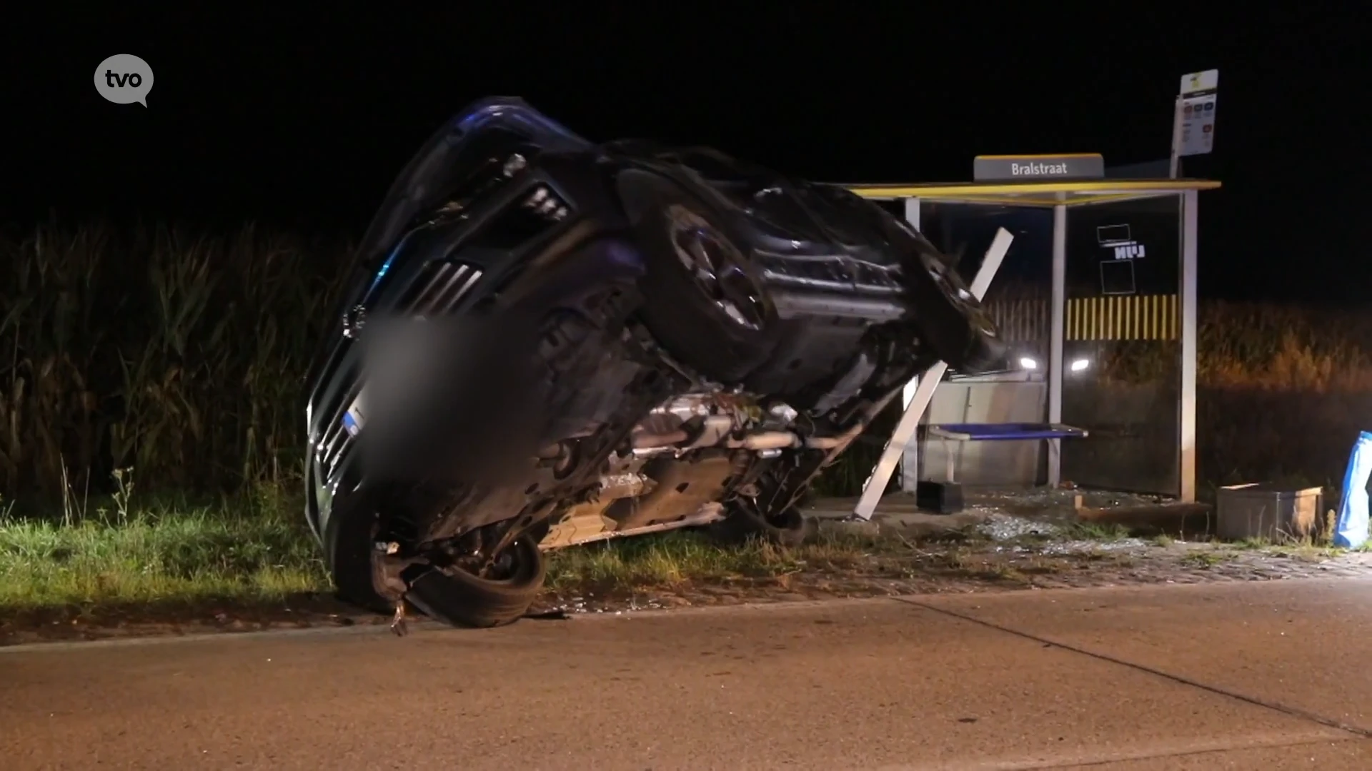 Wagen probeert ongeval te vermijden maar gaat daarbij zelf over de kop in Verrebroek