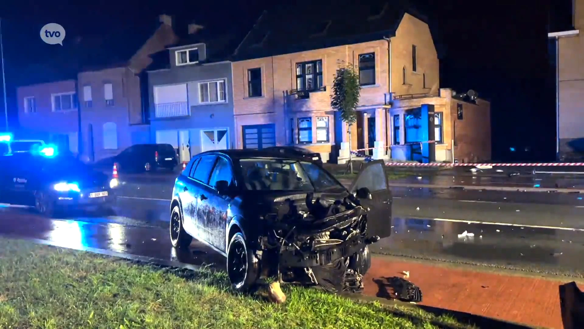 Twee zwaargewonden na zware botsing op Oudenaardsesteenweg in Erpe-Mere