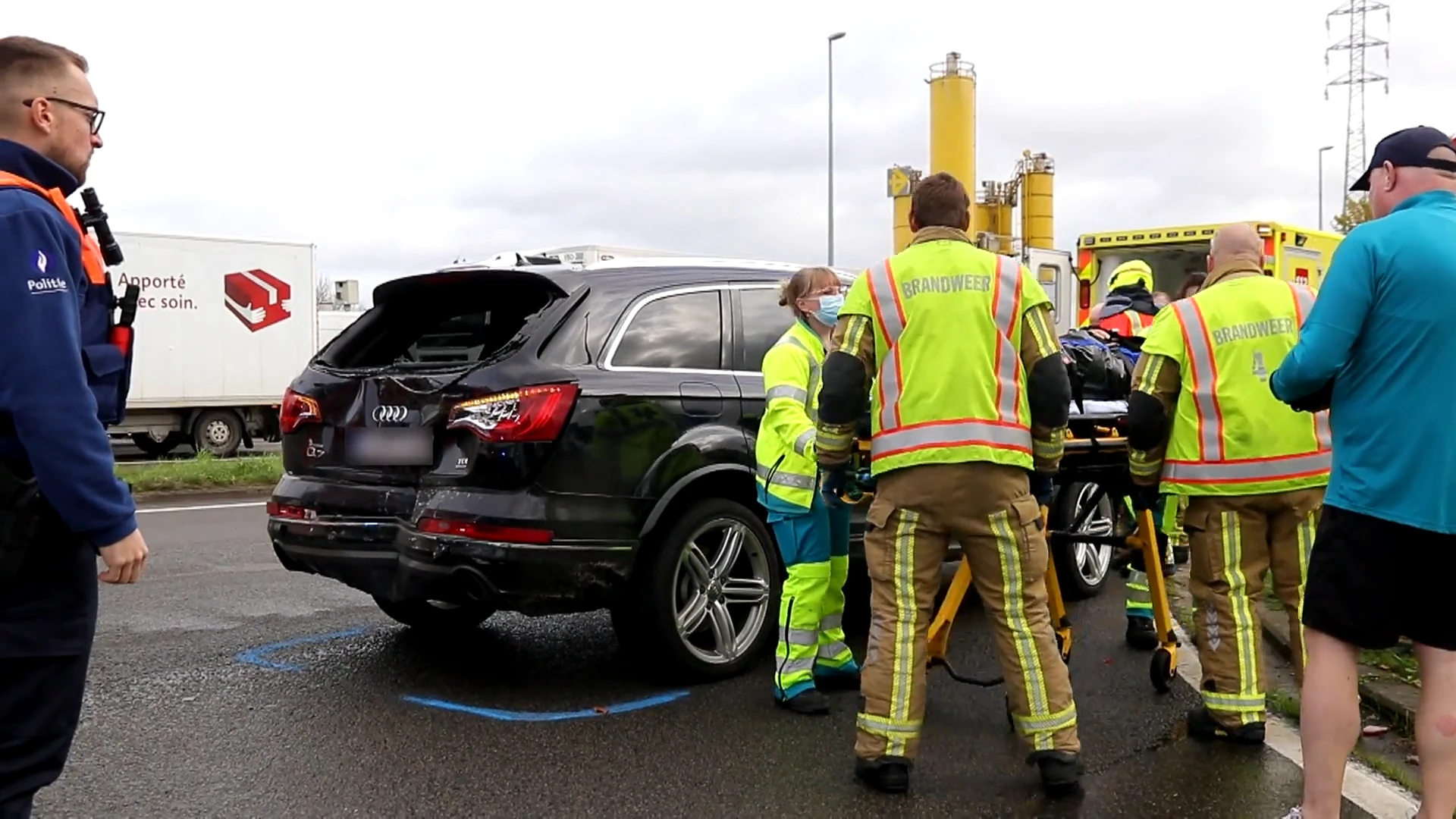 Vrouw gewond bij kop- staartaanrijding op de N16 in Temse