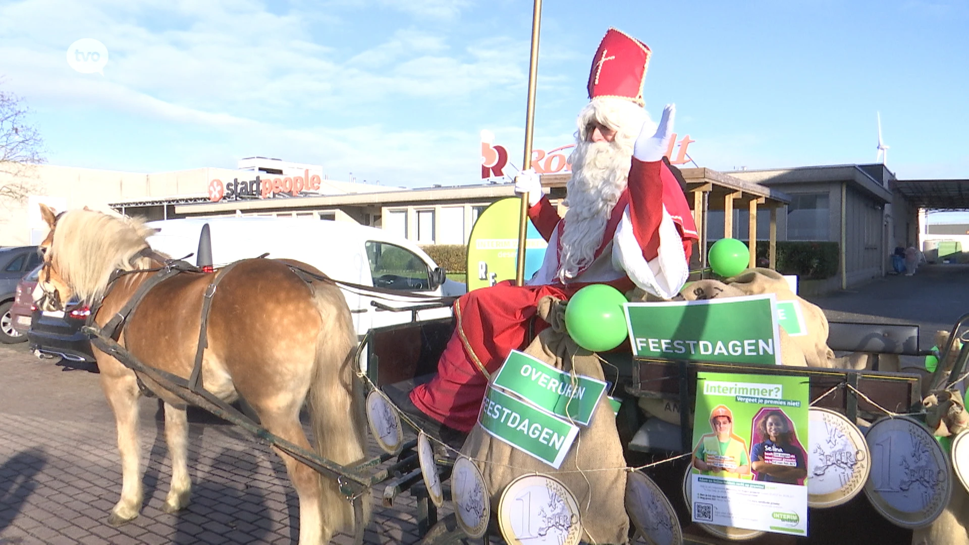 ACV-sinterklaasactie in Zele: "Interimmers, laat geen geld liggen"