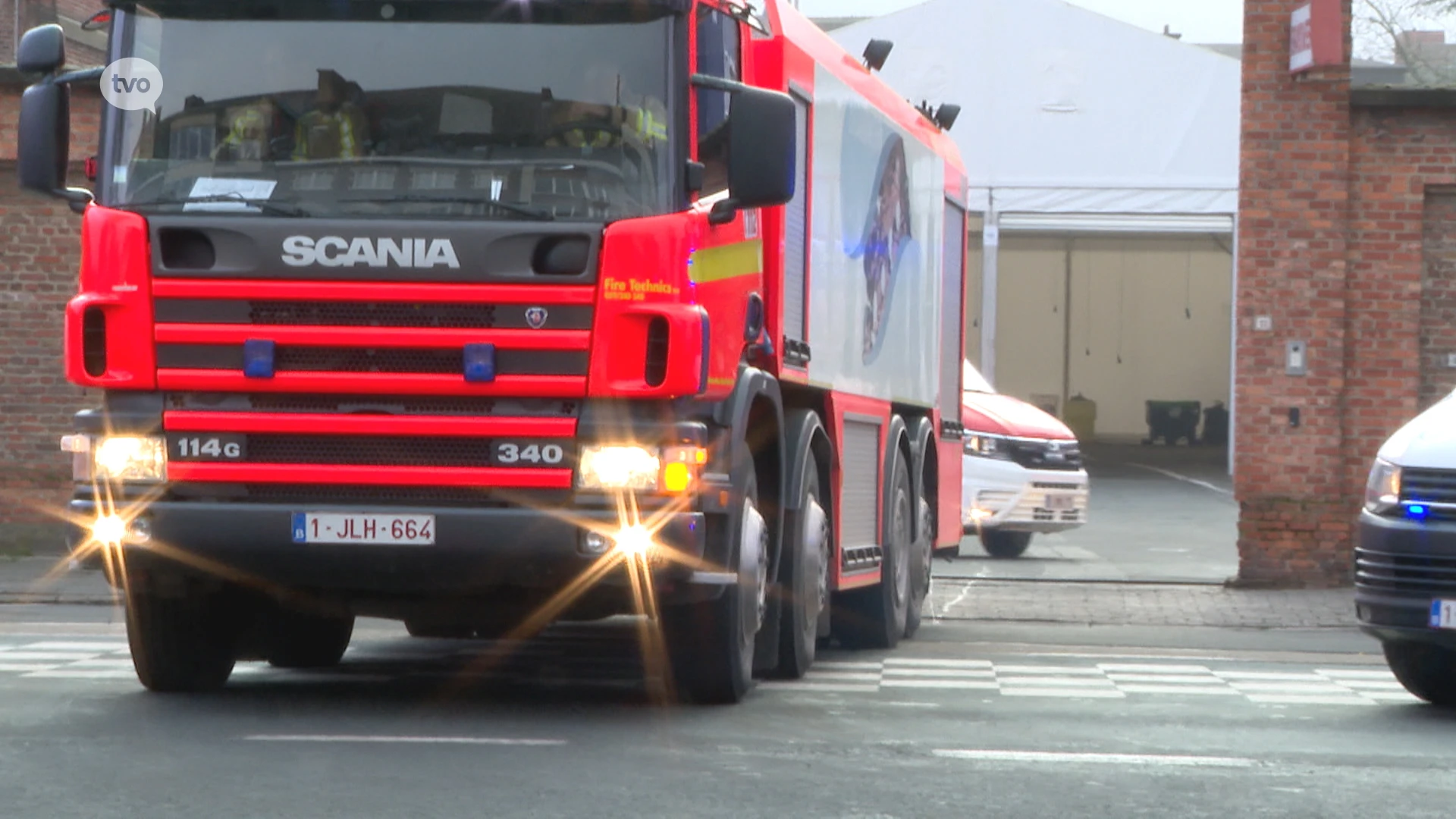 Brandweer Dendermonde verhuist met indrukwekkende colonne naar nieuwe kazerne