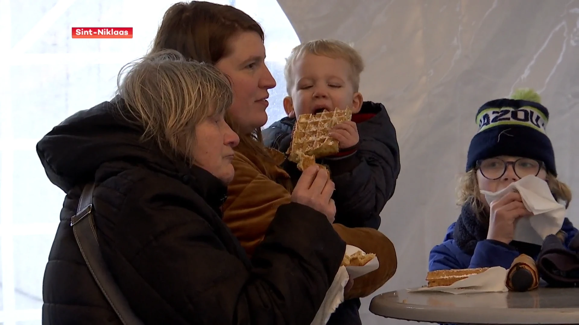 Wafelenbak voor 100 jaar Sleen en 75 jaar Nero in Sint-Niklaas