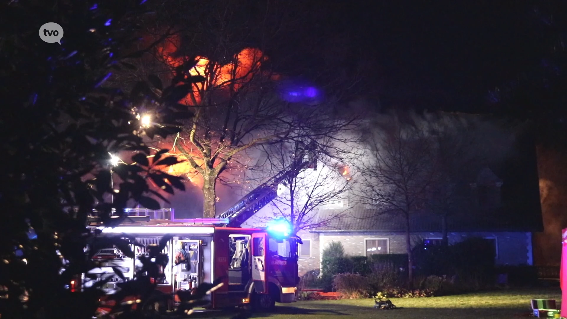 Mantelzorger overleden na brand in Kerksken, weduwe van Willy Michiels in kritieke toestand