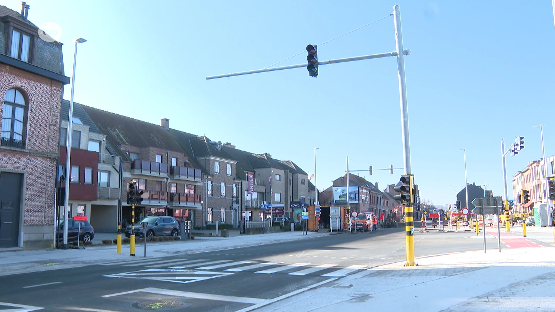 Nog geen werkende verkeerslichten op kruispunt Schoolstraat - N70 in Melsele